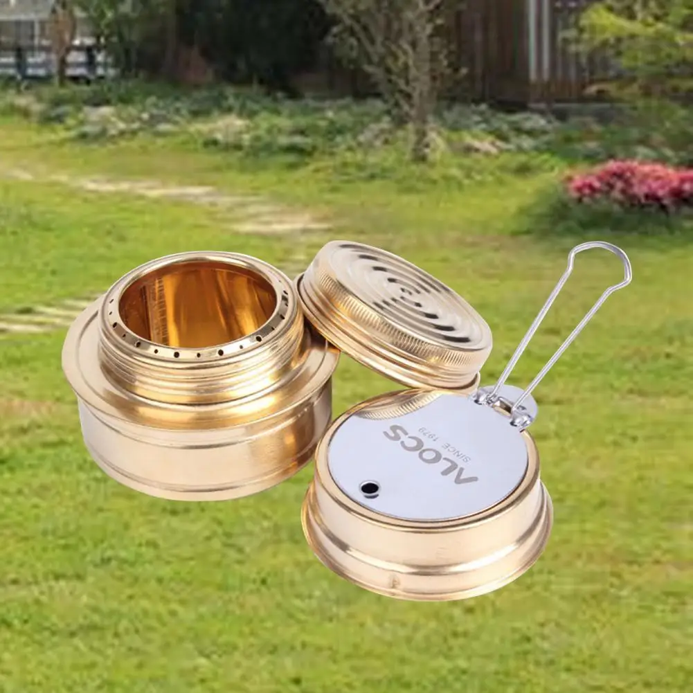 Mini Alcohol Stove Spirit Burner Good Practical Portable Backpacking Stove Copper Brass Sealing Brass Construction
Mini Alcohol Stove Spirit Burner Good Practical Portable Backpacking Stove Copper Brass Sealing Brass Construction