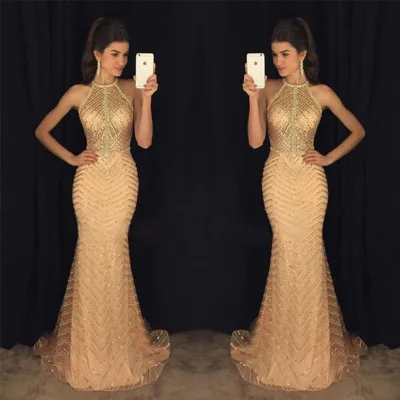 2020 new ladies dresses, dresses, cocktails, sexy bronzing, sleeveless hanging neck bags, hip dresses
2020 new ladies dresses, dresses, cocktails, sexy bronzing, sleeveless hanging neck bags, hip dresses