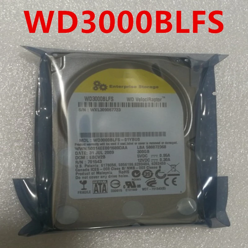 

90% New Original HDD For WD 300GB 2.5" SATA 16MB 10000RPM For Internal HDD For Desktop HDD For WD3000BLFS