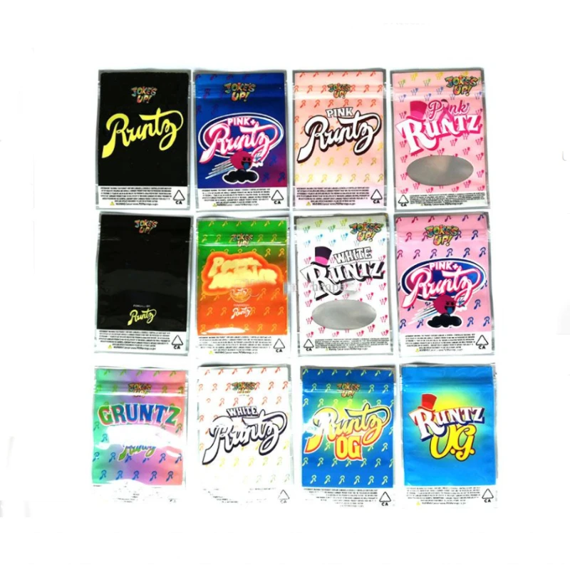 13 Types Runtz Jokes Up Cookies Ziplock Bags Smell Proof White Runtz Mylar Packaging Bags(Only Bag No Food)
13 Types Runtz Jokes Up Cookies Ziplock Bags Smell Proof White Runtz Mylar Packaging Bags(Only Bag No Food)
