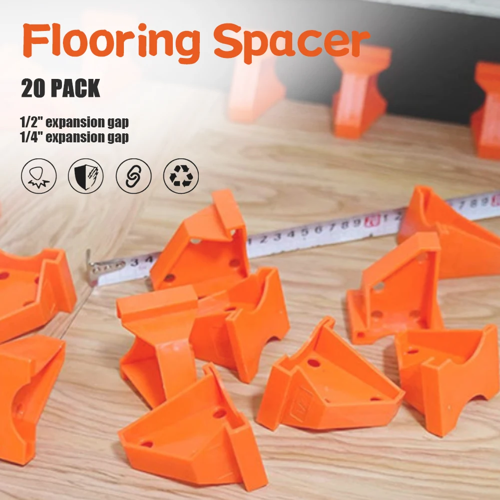 20Pc Laminate Wood Flooring Installation Kit Floor Spacers Used against Wall Gap Hardwood Floating Floor Plank Installation Tool
20Pc Laminate Wood Flooring Installation Kit Floor Spacers Used against Wall Gap Hardwood Floating Floor Plank Installation Tool