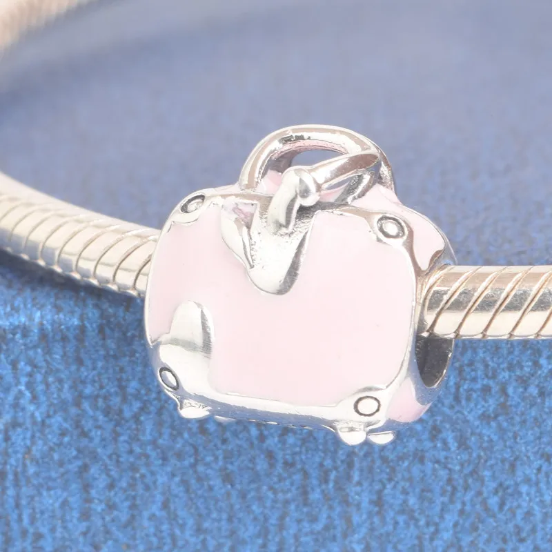 Qikaola 2020 New 925 Sterling Silver Pink Travel Bag Charms Beads Fit Original Bracelet Pendant DIY Jewelry Gift CMS171 
Qikaola 2020 New 925 Sterling Silver Pink Travel Bag Charms Beads Fit Original Bracelet Pendant DIY Jewelry Gift CMS171