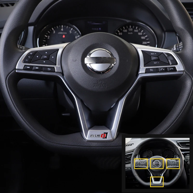 5Pcs Car Steering Wheel Panel Nismo Housing Sticker For Nissan Qashqai J11 Xtrail X Trail T32 Altima L34 Sentra B18 Kicks P16
5Pcs Car Steering Wheel Panel Nismo Housing Sticker For Nissan Qashqai J11 Xtrail X Trail T32 Altima L34 Sentra B18 Kicks P16