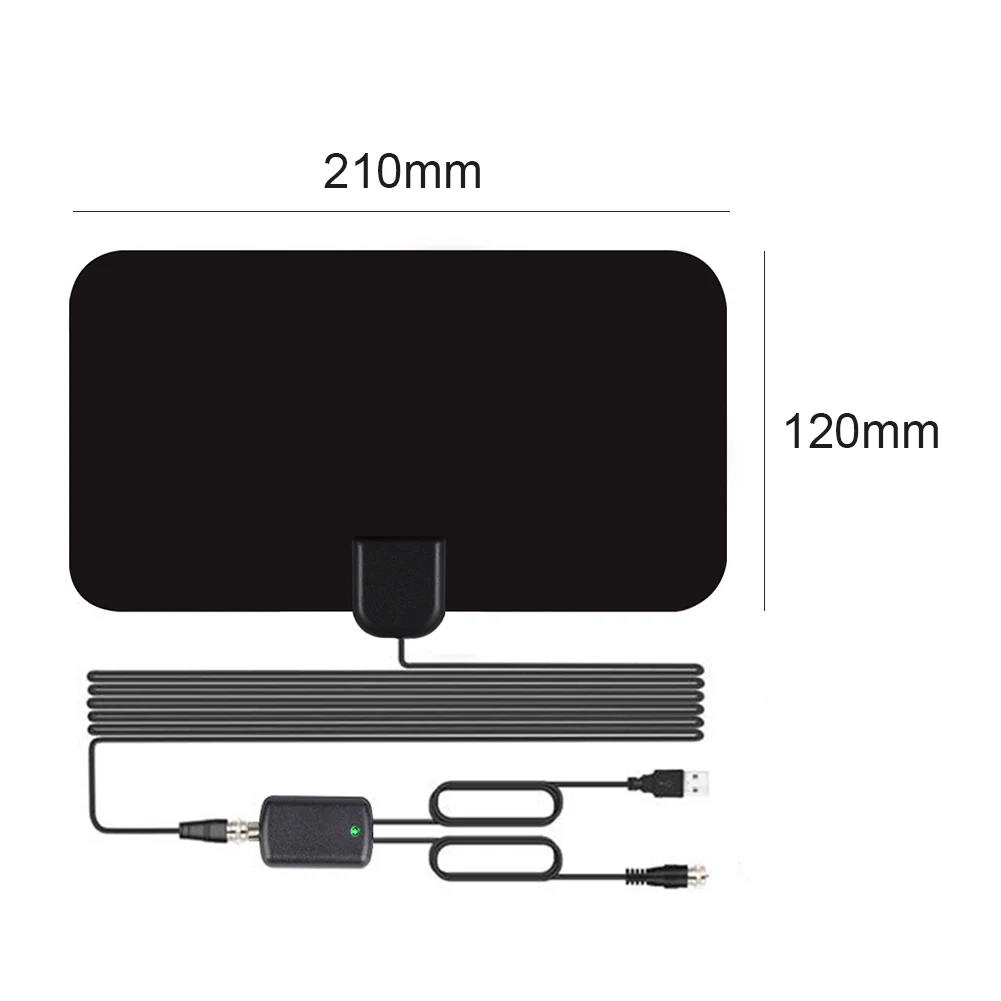 4K Digital TV Antenna 25dB High Gain 50 Miles Range Mini Active Indoor Amplified HDTV Aerial Flat Design
4K Digital TV Antenna 25dB High Gain 50 Miles Range Mini Active Indoor Amplified HDTV Aerial Flat Design