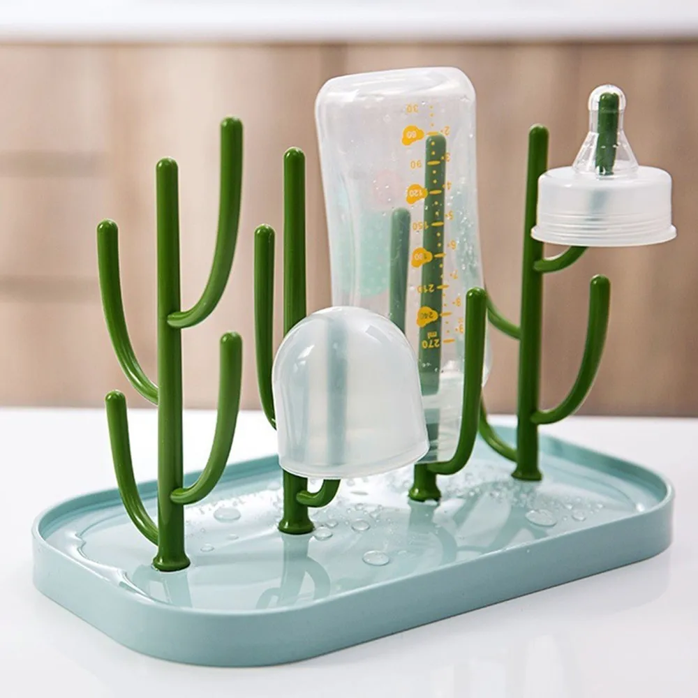 Baby Feeding Bottle Drain Rack Detachable Cactus Water Cup Holder Nipple Storage Drying Rack Bottle Cleaning And Drying Machine
Baby Feeding Bottle Drain Rack Detachable Cactus Water Cup Holder Nipple Storage Drying Rack Bottle Cleaning And Drying Machine