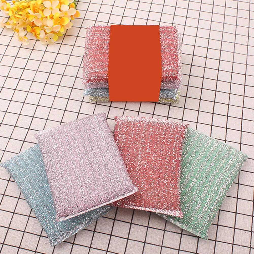 4pcs Multifunctional Non Scratch Dish Cloth Double Sided Reusable Sponge Scrub Wiper Kitchen Cleaning Bowl Wash Random Color
4pcs Multifunctional Non Scratch Dish Cloth Double Sided Reusable Sponge Scrub Wiper Kitchen Cleaning Bowl Wash Random Color