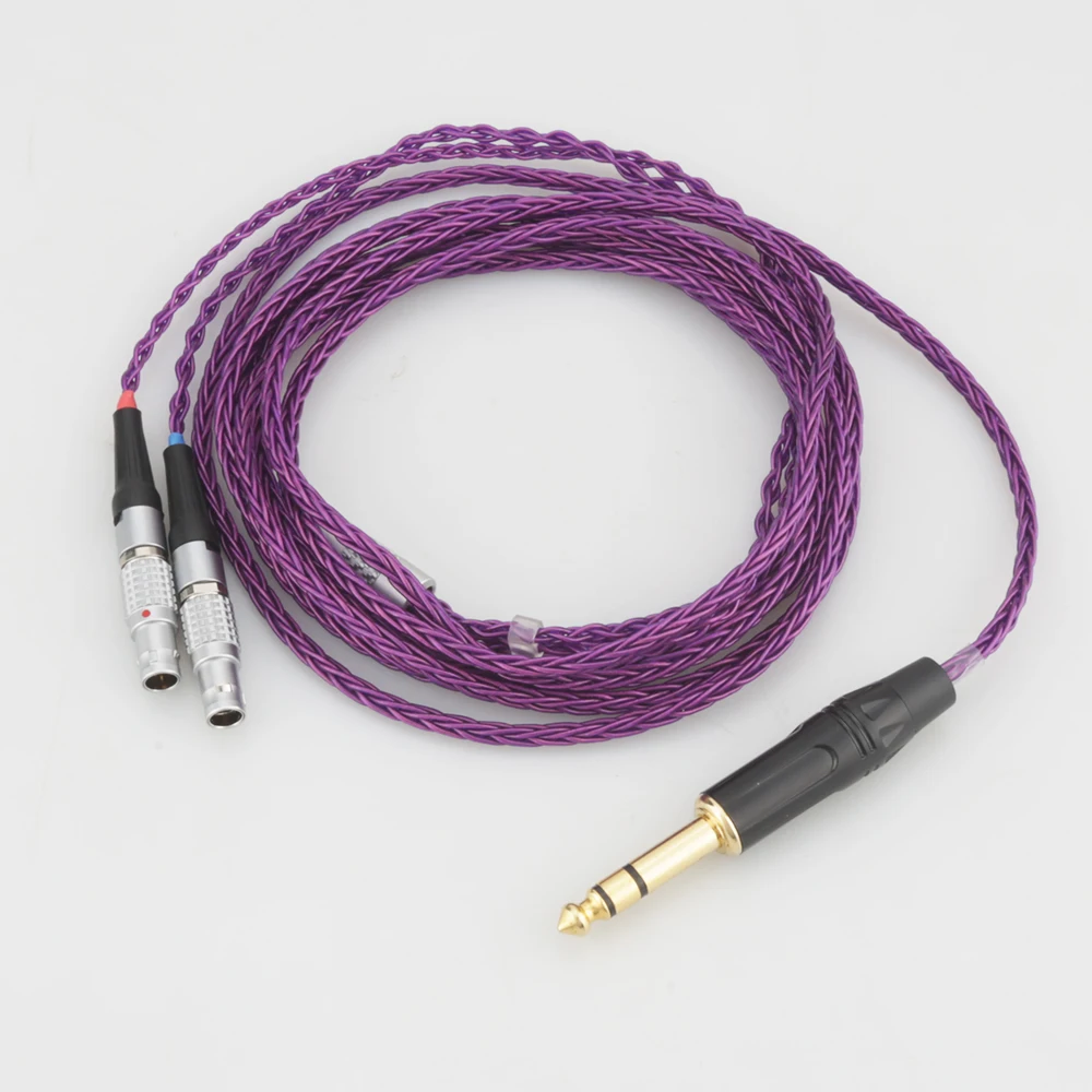 New 6.35mm HIFI 8 Cores 7N OCC Silver Plated Headphones Replacement Cable Upgrade Cable for Focal Utopia ELEAR Headphones
New 6.35mm HIFI 8 Cores 7N OCC Silver Plated Headphones Replacement Cable Upgrade Cable for Focal Utopia ELEAR Headphones