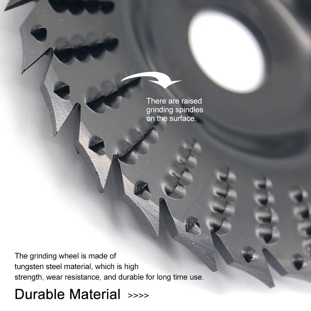 High Hardness Easy Install Professional Carving Grinding Wheel Sanding Round Angle Grinder Polishing Woodworking Tool Thorn Disk
High Hardness Easy Install Professional Carving Grinding Wheel Sanding Round Angle Grinder Polishing Woodworking Tool Thorn Disk