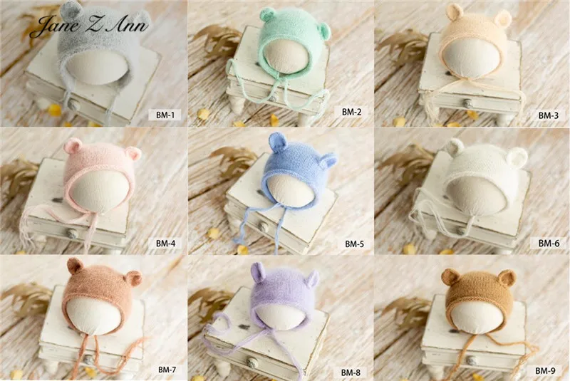 Jane Z Ann Baby 100 days 3-6 month handmade hat bear ears headdress children studio photo props infant photography
Jane Z Ann Baby 100 days 3-6 month handmade hat bear ears headdress children studio photo props infant photography
