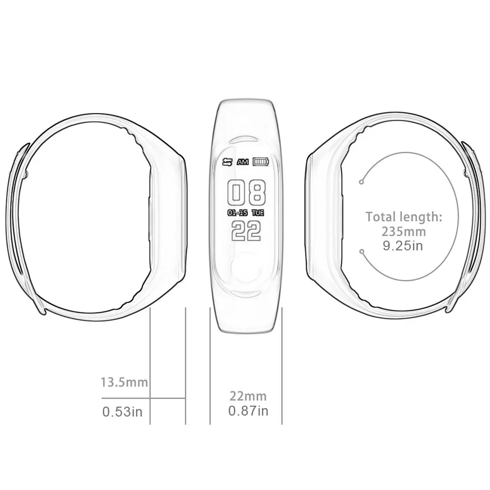 Waterproof Pedometer M3 Smart Bracelet Message Remind health Monitoring Sport Wrist Band Wristband Watches
Waterproof Pedometer M3 Smart Bracelet Message Remind health Monitoring Sport Wrist Band Wristband Watches
