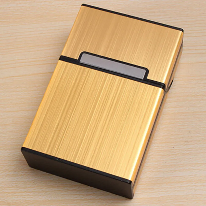 Light Aluminum Cigar Cigarette Case Tobacco Holder Pocket Box Storage Container Home Accessories Herramientas | Дом и сад