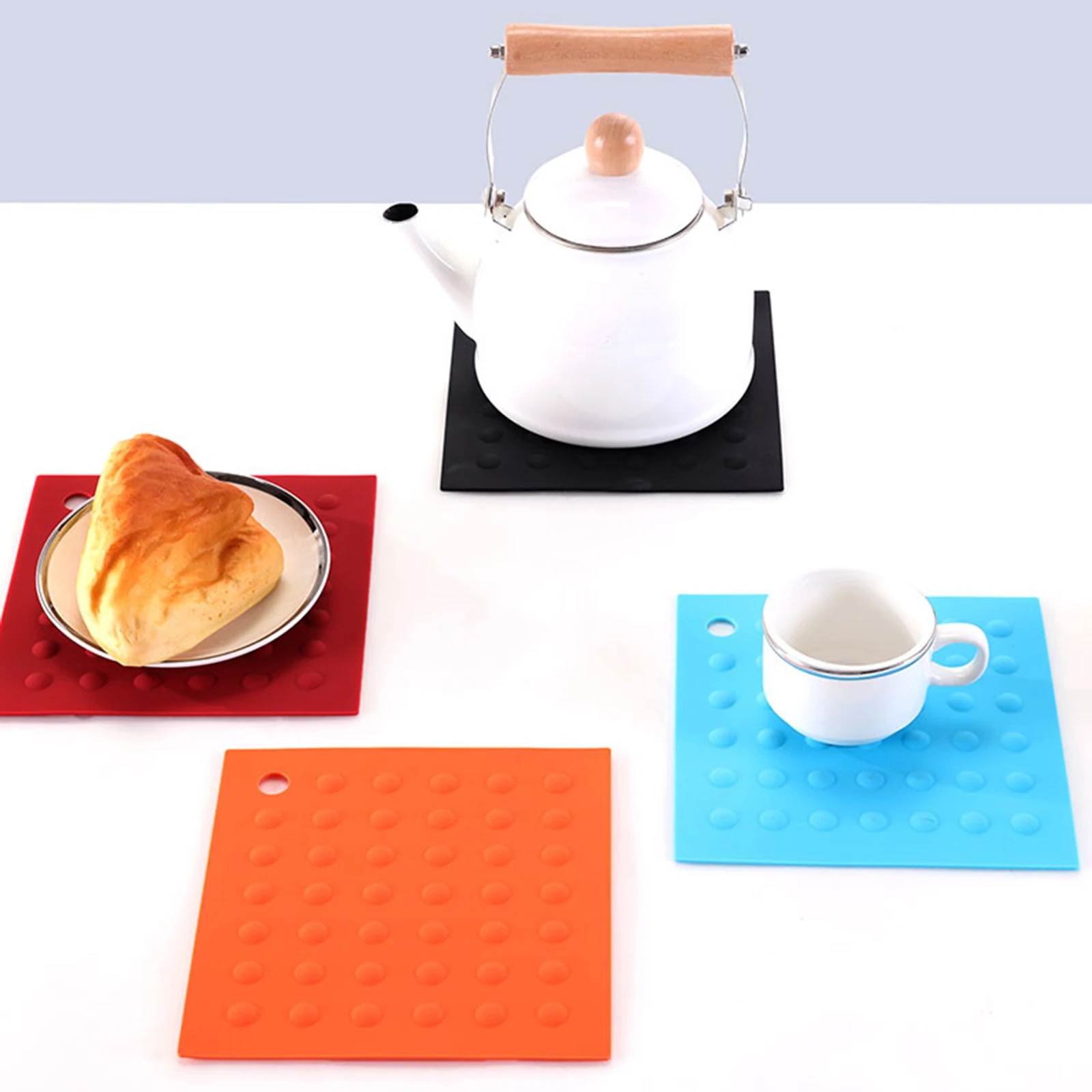 1 pcs Heat Resistant Silicone Mat Drink Cup Coasters Non-slip Pot Holder Table Placemat Kitchen Accessories Insulation Pad
1 pcs Heat Resistant Silicone Mat Drink Cup Coasters Non-slip Pot Holder Table Placemat Kitchen Accessories Insulation Pad