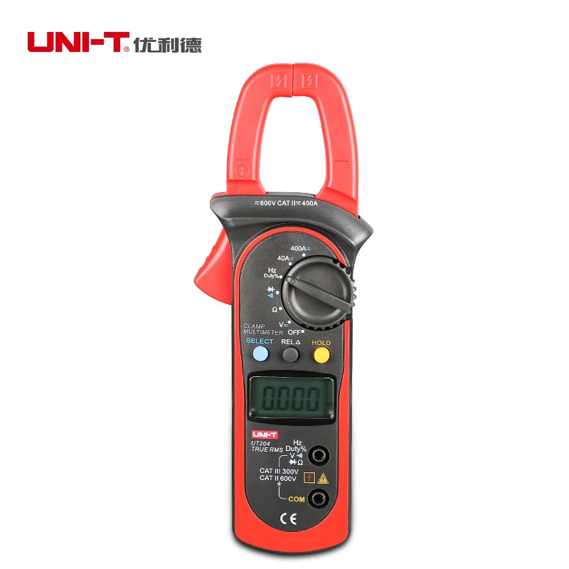 Цифровой ручной мультиметр-зажим UNI-T UT203 UT204 UT204A, тестер, измеритель DMM CE AC DC Volt Amp
Цифровой ручной мультиметр-зажим UNI-T UT203 UT204 UT204A, тестер, измеритель DMM CE AC DC Volt Amp