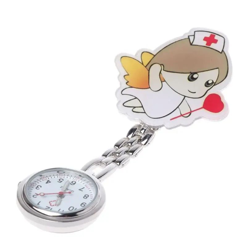 X7AF Newly Nurse Watch Cartoon Angel Nurses Doctor Pocket Watch Hang Clip Portable Alloy Acrylic 3D Cute Decoration Lady
X7AF Newly Nurse Watch Cartoon Angel Nurses Doctor Pocket Watch Hang Clip Portable Alloy Acrylic 3D Cute Decoration Lady