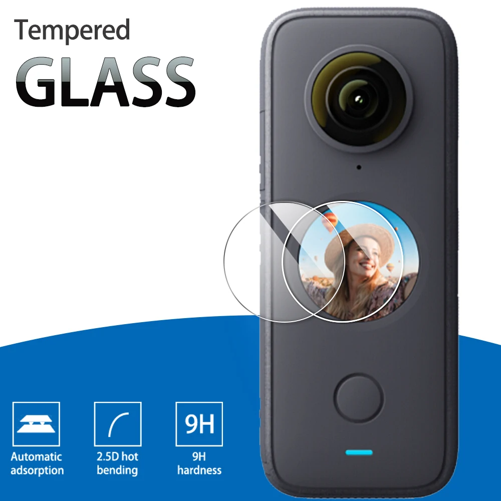 Закаленное стекло для Insta 360 Защита экрана Insta360 GO2 / ONE R X2 миниатюрная экшн-камера