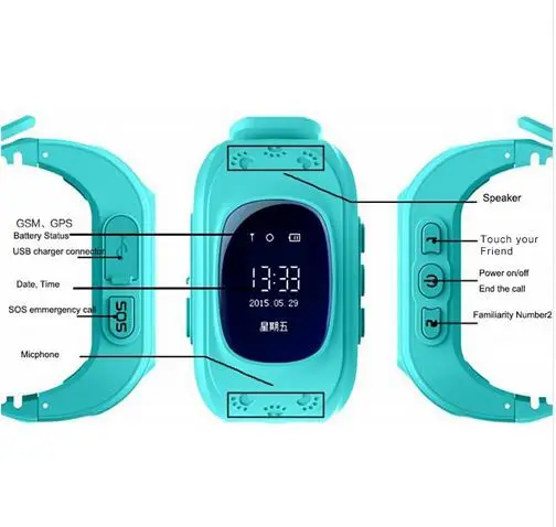 Brand Fashion Anti-Lost SOS GPS Locator Tracker Smart Watch Kids Children Boy Girl Wrist Watch Relogio for iOS Android H8203
Brand Fashion Anti-Lost SOS GPS Locator Tracker Smart Watch Kids Children Boy Girl Wrist Watch Relogio for iOS Android H8203