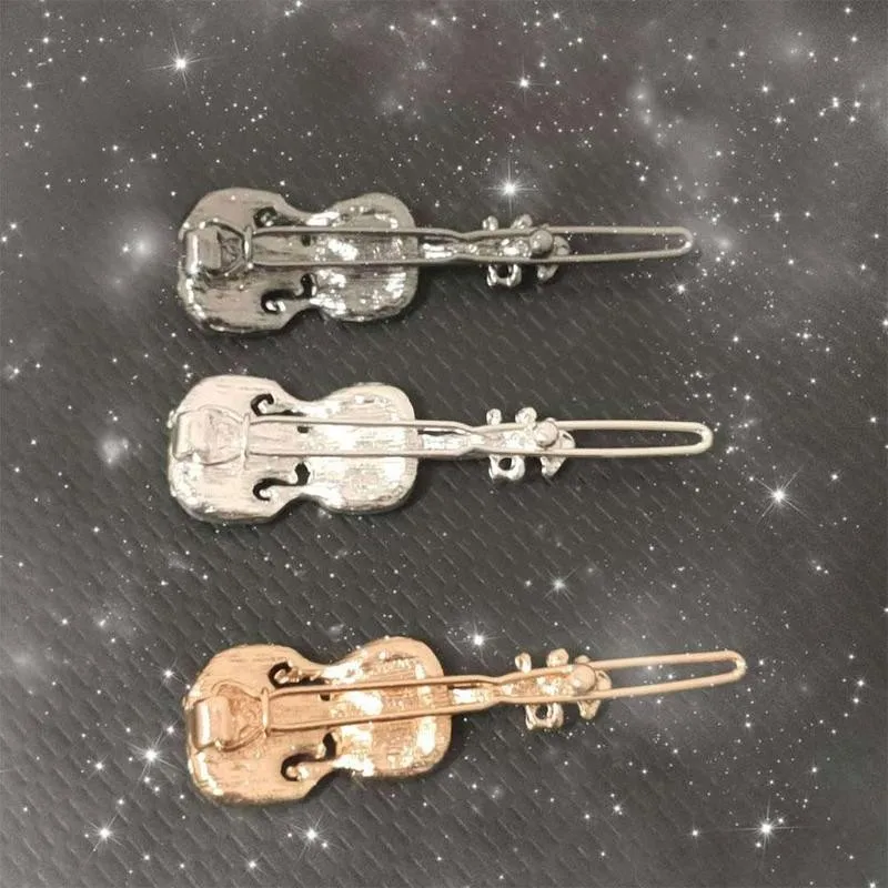1Pc Korean Hair Clip Violin Hair Clip Sweet Hairpins Cute Crystal Rhinestone Headwear Clips Barrette Women Hair Accessories 
1Pc Korean Hair Clip Violin Hair Clip Sweet Hairpins Cute Crystal Rhinestone Headwear Clips Barrette Women Hair Accessories
