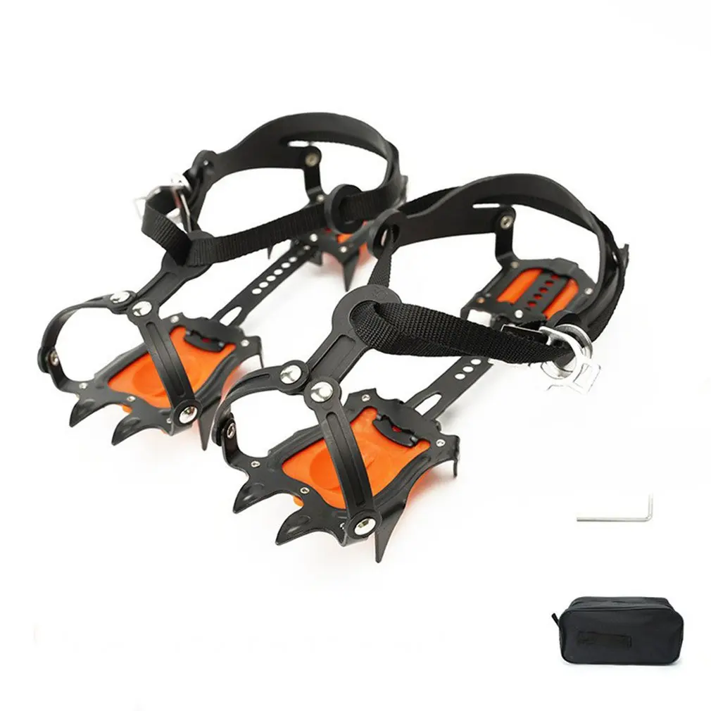 10 Teeth Steel Ice Gripper Spike for Shoes Anti Slip Climbing Hiking Snow Spikes Crampons Cleats Grips Boots Cover crampons
10 Teeth Steel Ice Gripper Spike for Shoes Anti Slip Climbing Hiking Snow Spikes Crampons Cleats Grips Boots Cover crampons