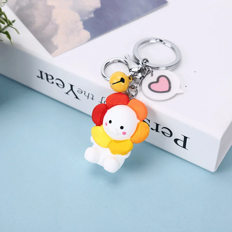 2021Animation Sunflower Student Backpack Key Chains Fashion Couples Collocation Keyring Cute Gift Men And Women Pendant Keychain
2021Animation Sunflower Student Backpack Key Chains Fashion Couples Collocation Keyring Cute Gift Men And Women Pendant Keychain