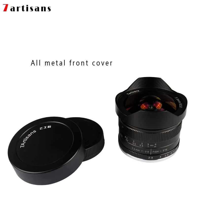 7artisans 7.5mm f2.8 Fisheye lens APS-C Manual Focus Fixed Lens for Sony E mount Canon EOS-M Fuji FX Olympus M4/3 Mount Cameras
7artisans 7.5mm f2.8 Fisheye lens APS-C Manual Focus Fixed Lens for Sony E mount Canon EOS-M Fuji FX Olympus M4/3 Mount Cameras