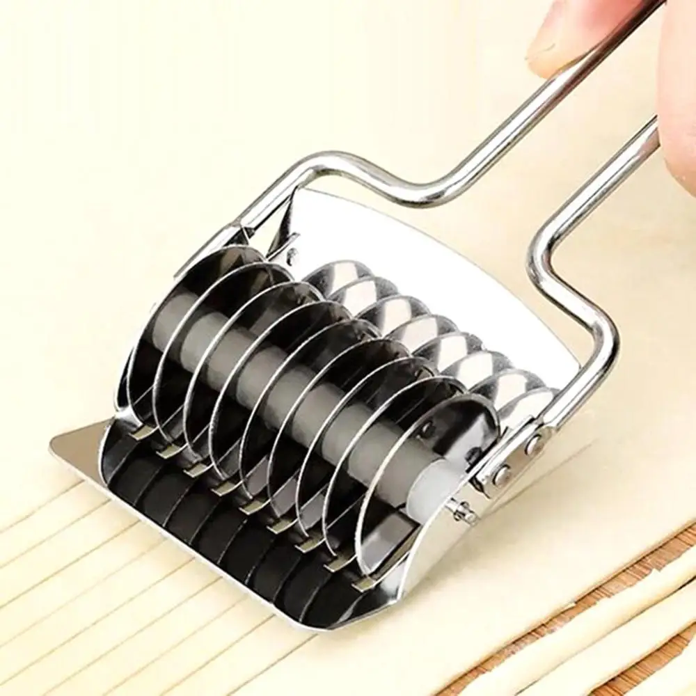 Stainless Steel Noodle Maker Lattice Roller Docker Dough Cutter Kitchen Tools Utensil DIY Dough Cutting Baking Cooking Tools
Stainless Steel Noodle Maker Lattice Roller Docker Dough Cutter Kitchen Tools Utensil DIY Dough Cutting Baking Cooking Tools