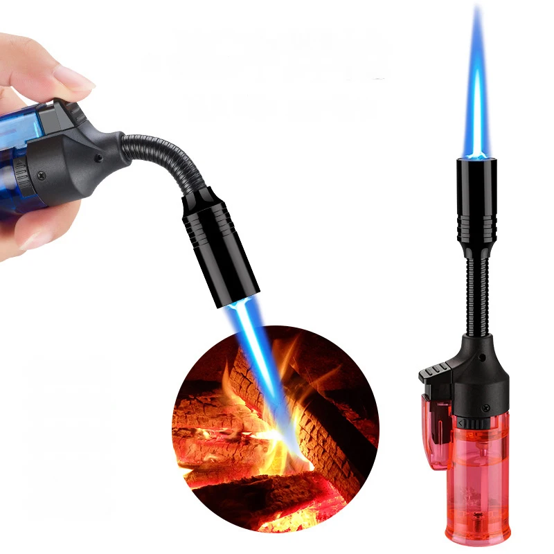 Gas Lighter Transparent Torch Turbo Lighter Windproof Two Flames BBQ Kitchen Cooking Jewelry Welding Smoking Cigarette Lighters
Gas Lighter Transparent Torch Turbo Lighter Windproof Two Flames BBQ Kitchen Cooking Jewelry Welding Smoking Cigarette Lighters