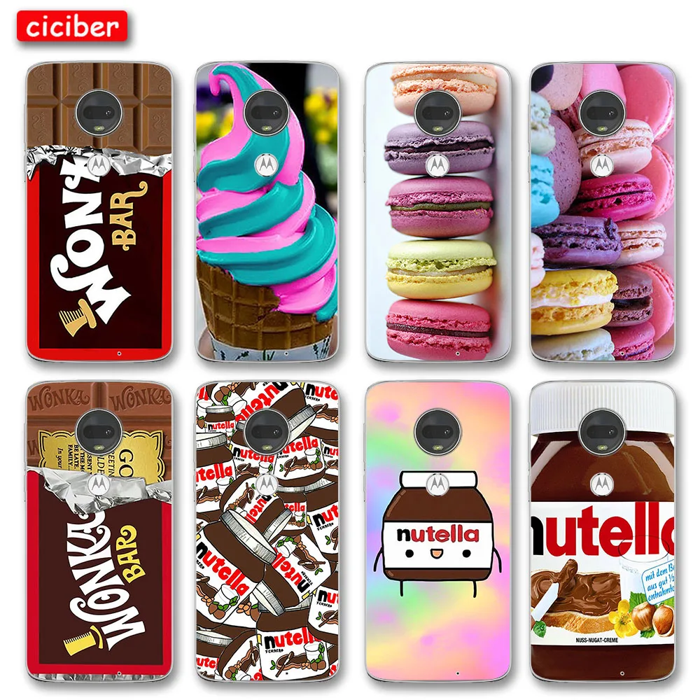 Chocolate Macaron Case For Motorola Moto G7 G5 G8 G9 G10 G5S G6 E5 E6 E7 Plus Play Power Soft Silicone TPU Protect Phone Fundas
Chocolate Macaron Case For Motorola Moto G7 G5 G8 G9 G10 G5S G6 E5 E6 E7 Plus Play Power Soft Silicone TPU Protect Phone Fundas