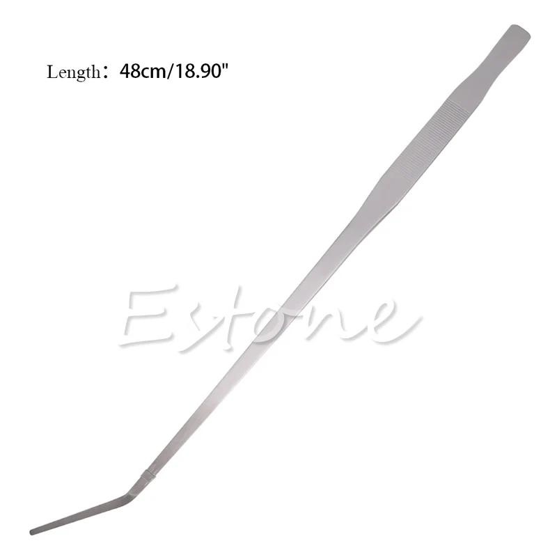 W3JA Aquarium Live Tank Curve Plant Long Tongs Stainless Steel Tweezers 27/38/48cm
W3JA Aquarium Live Tank Curve Plant Long Tongs Stainless Steel Tweezers 27/38/48cm