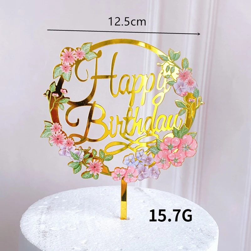 Happy Birthday Acrylic Cake Topper Party Supplies Happy Birthday Cake Decorations Accessories Circle Double Layer Cupcake Topper
Happy Birthday Acrylic Cake Topper Party Supplies Happy Birthday Cake Decorations Accessories Circle Double Layer Cupcake Topper