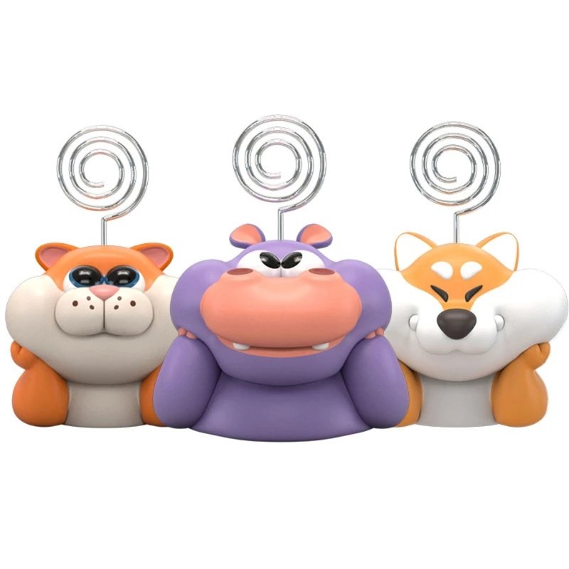Cute Cartoon Animals Clip Card Note Holder Desktop Message Folder Photo Clips Table Numbers Clamp Ornament Crafts
Cute Cartoon Animals Clip Card Note Holder Desktop Message Folder Photo Clips Table Numbers Clamp Ornament Crafts