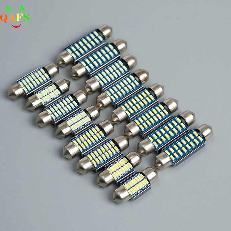 2pcs Canbus Led Festoon 31mm 36mm 39mm 42mm SV8,5 C10W C5W Led 3014 SMD 12V Lamp Lighting Car Dome Bulb
2pcs Canbus Led Festoon 31mm 36mm 39mm 42mm SV8,5 C10W C5W Led 3014 SMD 12V Lamp Lighting Car Dome Bulb