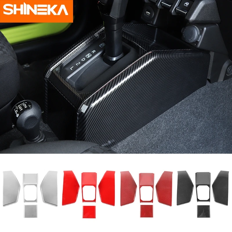 SHINEKA ABS Carbon Fiber Gear Shift Panel Decoration Cover Trim Stickers For Suzuki Jimny 2019 2020 2021 JB74 JB64 Accessories
SHINEKA ABS Carbon Fiber Gear Shift Panel Decoration Cover Trim Stickers For Suzuki Jimny 2019 2020 2021 JB74 JB64 Accessories