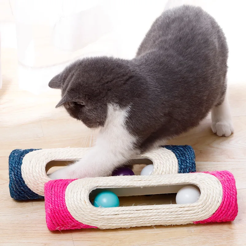 Cat Interactive Toy Scratcher Rolling Tunnel Sisal 3 Ball Toys for Cat Training Scratching Playing Kitten Pet Accessories
Cat Interactive Toy Scratcher Rolling Tunnel Sisal 3 Ball Toys for Cat Training Scratching Playing Kitten Pet Accessories