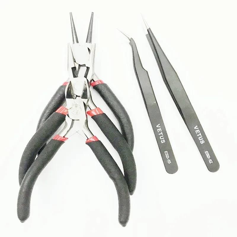 Mini Jewelry PLIERS SET DIY Necklace Bracelet production and maintenance, with pointed nose pliers, tweezers, ring,
Mini Jewelry PLIERS SET DIY Necklace Bracelet production and maintenance, with pointed nose pliers, tweezers, ring,
