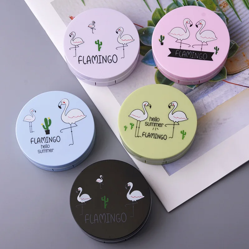 Cute Cartoon Round Contact Lens Case with Mirror Storage Box Lens Container Gifts Flamingo Eye Contacts Cases
Cute Cartoon Round Contact Lens Case with Mirror Storage Box Lens Container Gifts Flamingo Eye Contacts Cases