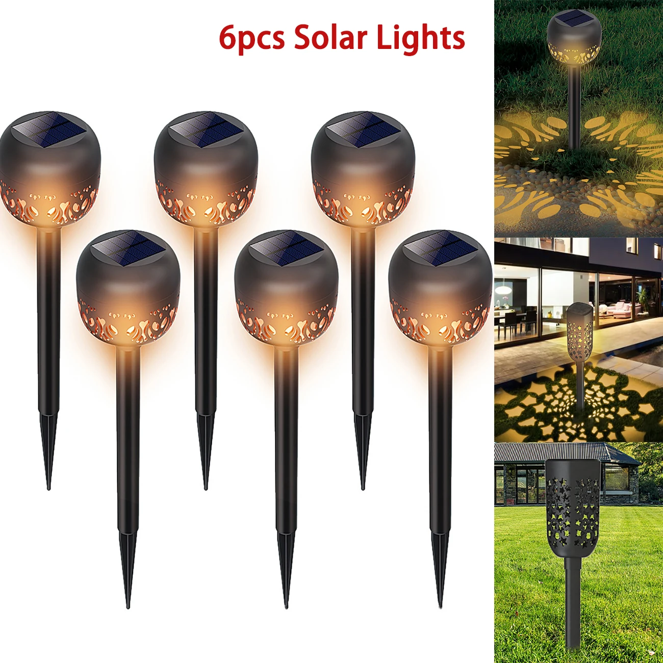 Outdoor Solar Light Patio Garden Dancing Flickering Flame Lamp Landscape IP65 Waterproof Lawn Lamp Path Lighting Decoration
Outdoor Solar Light Patio Garden Dancing Flickering Flame Lamp Landscape IP65 Waterproof Lawn Lamp Path Lighting Decoration