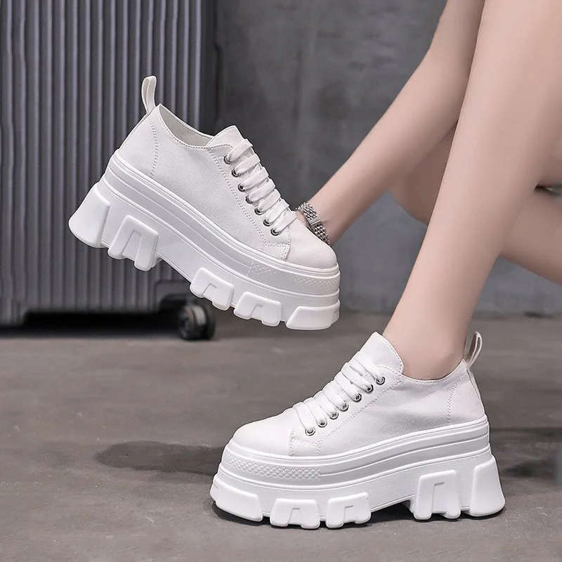 White Platform Shoes Women Vulcanize Elevator Canvas Shoes Zapatillas Mujer Height Increase Shoes Casual Sneakers Women
White Platform Shoes Women Vulcanize Elevator Canvas Shoes Zapatillas Mujer Height Increase Shoes Casual Sneakers Women