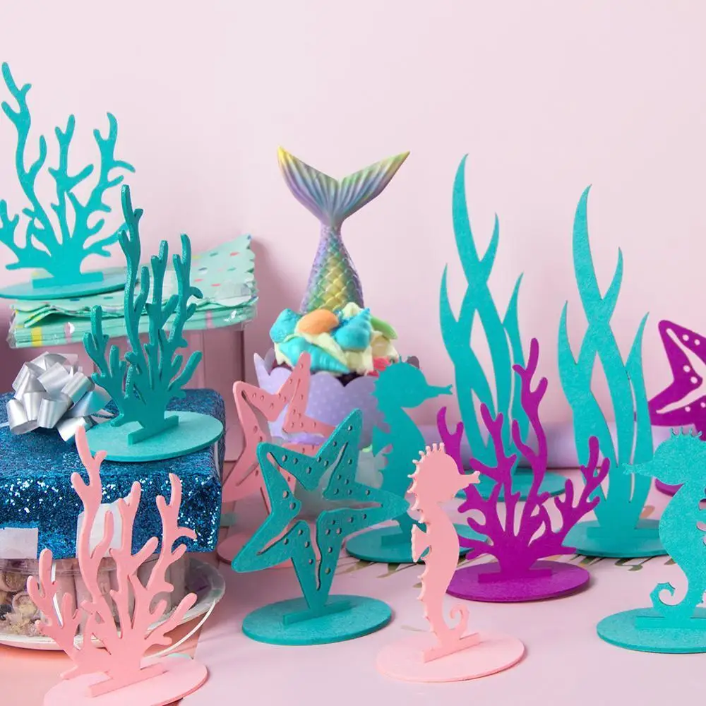 2pcs DIY Mermaid Theme Felt Table Decoration for Under the Sea Theme kids/adults Birthday Party Baby Shower Party Supplies
2pcs DIY Mermaid Theme Felt Table Decoration for Under the Sea Theme kids/adults Birthday Party Baby Shower Party Supplies