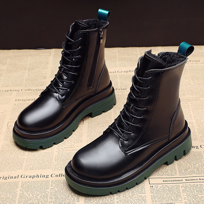 Fashion Winter Boots For Women Fur Black Combat Boots Women 2021 New PU Leather Punk Gothic Shoes Platform Ankle Boots Designer
Fashion Winter Boots For Women Fur Black Combat Boots Women 2021 New PU Leather Punk Gothic Shoes Platform Ankle Boots Designer
