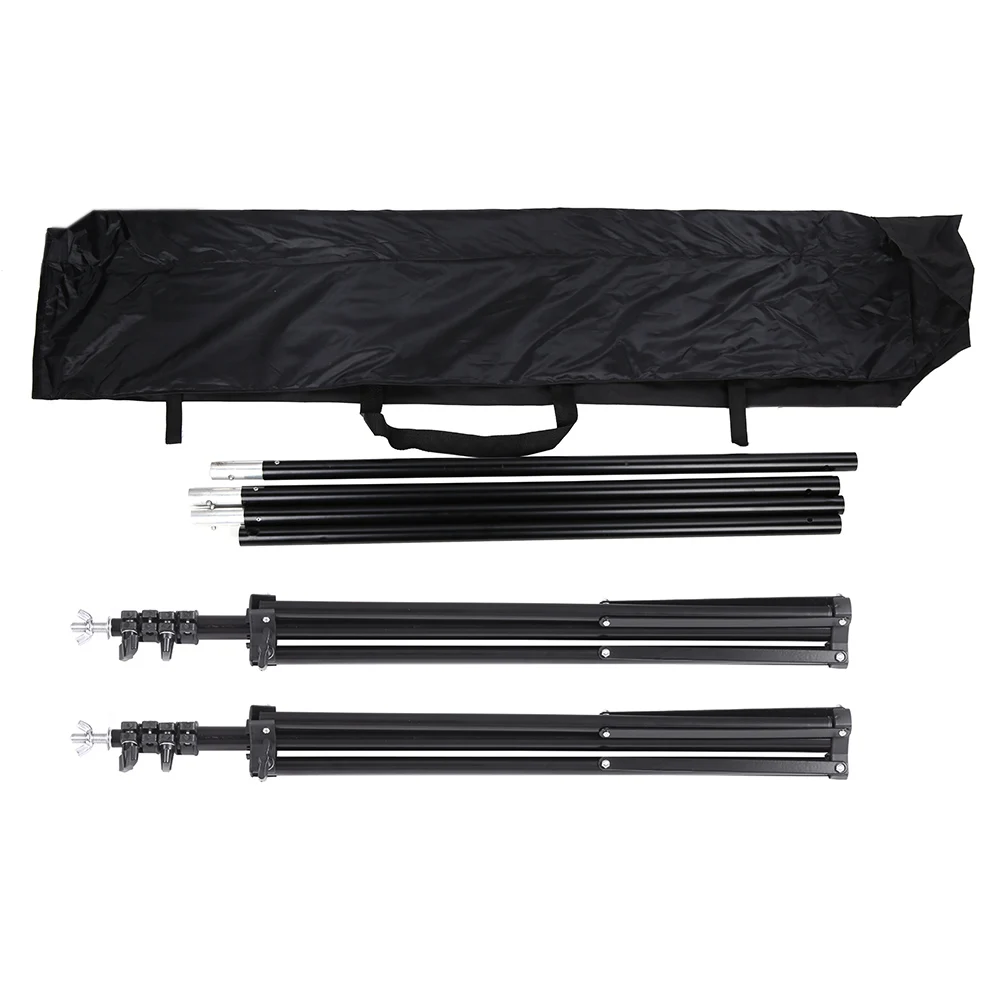 Photo Studio Kit Set Backdrop Stand with Storage Bag Black White Nonwoven Backdrops and Mini Clips Camera photo accessories
Photo Studio Kit Set Backdrop Stand with Storage Bag Black White Nonwoven Backdrops and Mini Clips Camera photo accessories