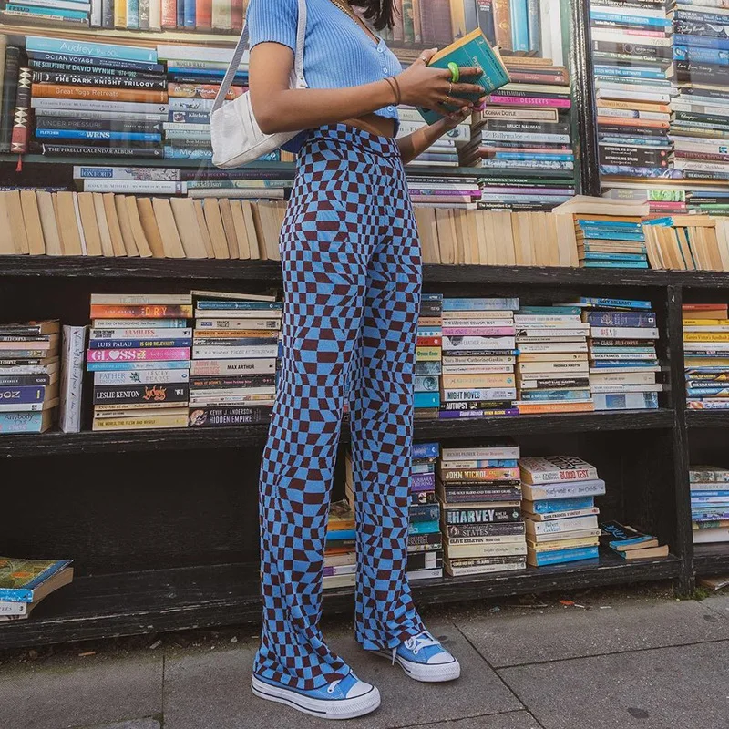Pants for Women Trousers Y2K Wide Baggy Plaid Pants Oversize Plus Size Streetwear 2000S Aesthetic Grunge Harajuku Sweatpants
Pants for Women Trousers Y2K Wide Baggy Plaid Pants Oversize Plus Size Streetwear 2000S Aesthetic Grunge Harajuku Sweatpants