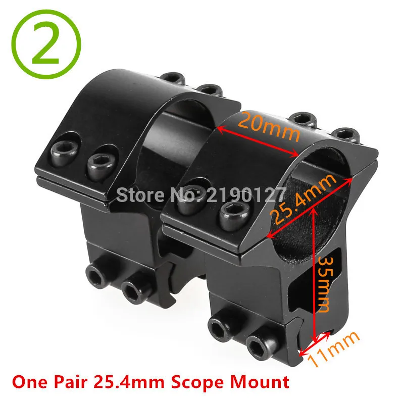 Кольцо для крепления прицела 1 18 дюйма/1 дюйм 11 мм/20 мм Рельс ласточкин хвост