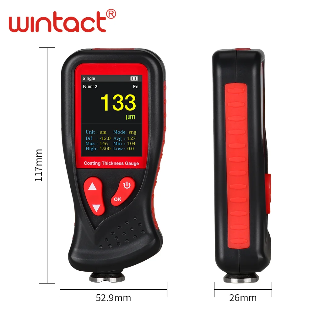 GT230 Fe or NFe Digital mini Paint Coating Inspection Instruments Thickness gauge
GT230 Fe or NFe Digital mini Paint Coating Inspection Instruments Thickness gauge
