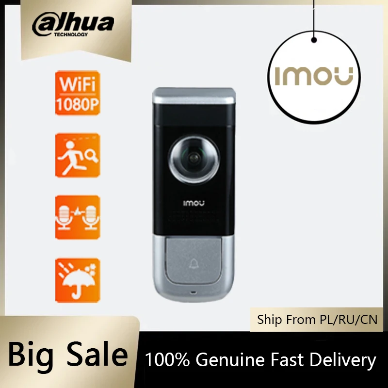 Видеодомофон Dahua imou 1080P с пассивным ИК-датчиком, ночным видением, широким углом обзора, двусторонняя связь
Видеодомофон Dahua imou 1080P с пассивным ИК-датчиком, ночным видением, широким углом обзора, двусторонняя связь