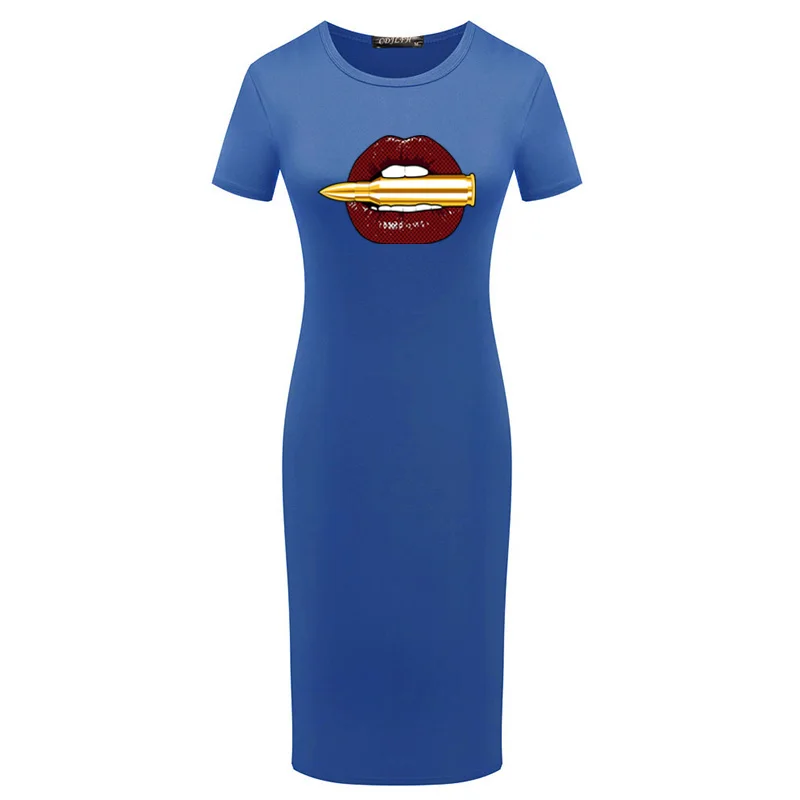 Vintage Lips Print Short Sleeve Women Dress Sexy Bodycon Elegant Party Summer Plus Size Pencil Dresses Female Midi Robes Vestido
Vintage Lips Print Short Sleeve Women Dress Sexy Bodycon Elegant Party Summer Plus Size Pencil Dresses Female Midi Robes Vestido