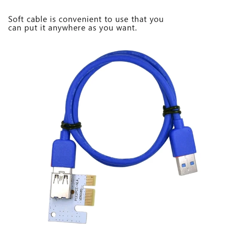 PCI-E Riser Card PCIE-16X Main Card USB3.0 Cable 1 PCI-E 1X Card SATA 4Pin 6Pin 15Pin for VER008S Video Card
PCI-E Riser Card PCIE-16X Main Card USB3.0 Cable 1 PCI-E 1X Card SATA 4Pin 6Pin 15Pin for VER008S Video Card