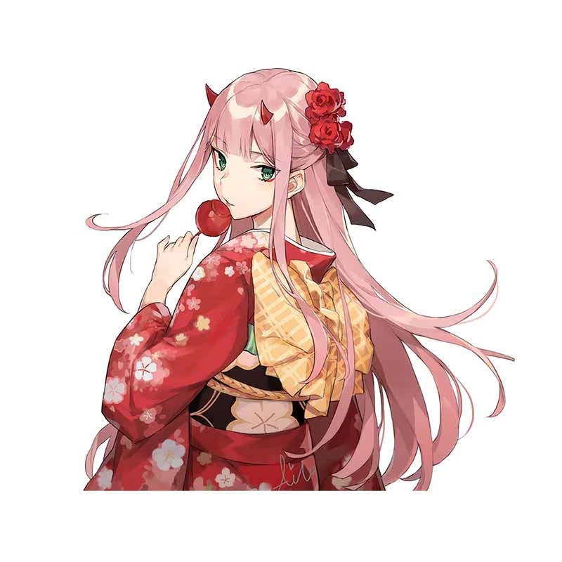 Waterproof and Sunscreen PVC Darling In The Fran Zero Two Kimono Cartoon Car Stickers Anime Trunk Bumper Decal 15CM*13CM
Waterproof and Sunscreen PVC Darling In The Fran Zero Two Kimono Cartoon Car Stickers Anime Trunk Bumper Decal 15CM*13CM