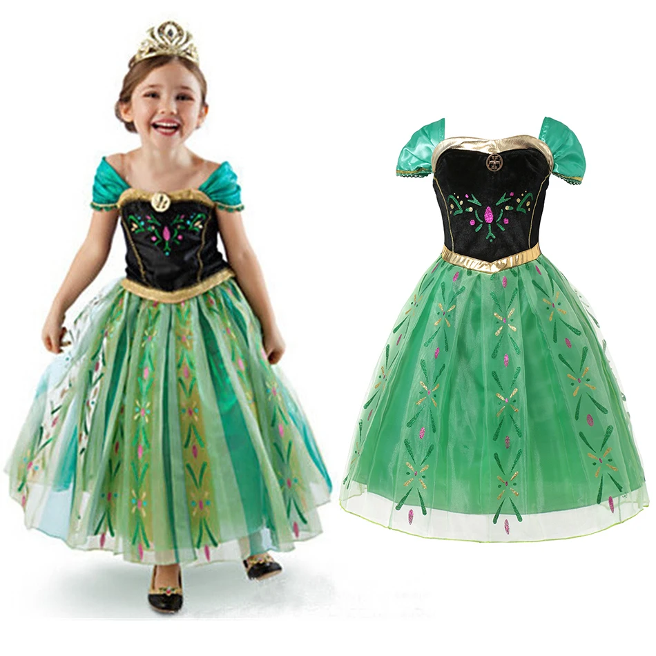 Girls Princess Anna Elsa Dress Kids Cosplay Costume Children Snow Queen Elsa Anna Girl Elza Halloween Party Fancy Dress Gowns
Girls Princess Anna Elsa Dress Kids Cosplay Costume Children Snow Queen Elsa Anna Girl Elza Halloween Party Fancy Dress Gowns