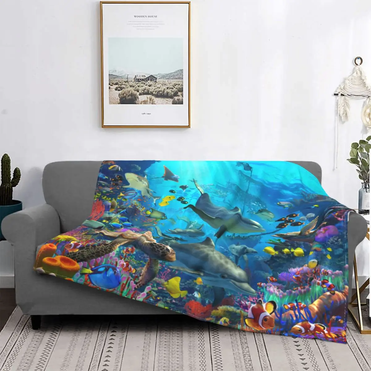 Healing Gifts For Mom Dolphin Playground Seabed Underwater Sea World Throw Blanket For Sofa Soft Cozy Micro Flannel Blankets
Healing Gifts For Mom Dolphin Playground Seabed Underwater Sea World Throw Blanket For Sofa Soft Cozy Micro Flannel Blankets