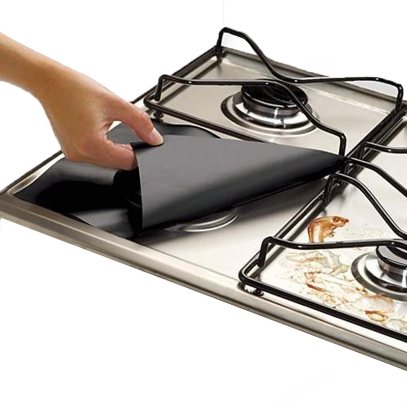 4 Pcs Reusable Fiberglass Gas Stove Protector Protective Mat Pad Kitchen Tool Gas Stove Stove Surface Protection Cleaning Pad
4 Pcs Reusable Fiberglass Gas Stove Protector Protective Mat Pad Kitchen Tool Gas Stove Stove Surface Protection Cleaning Pad